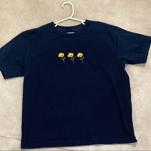 J. Galt/ Brandy Melville blue top with flowers